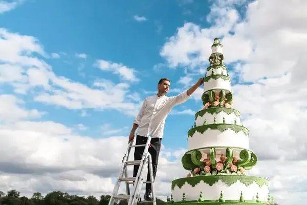 Pastry Chef dengan Wedding Cake Termahal di Dunia