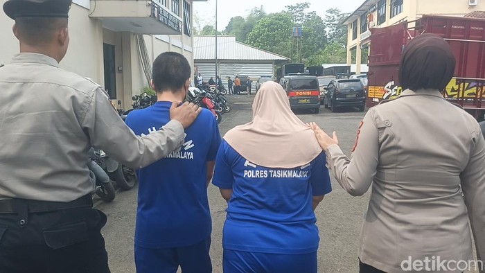 Pasutri pengedar sabu di Tasikmalaya.