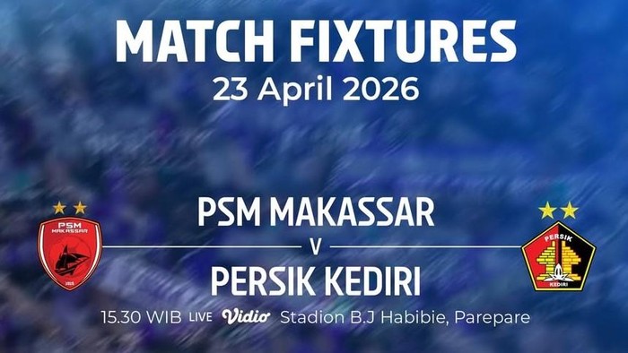 PSM Makassar Vs Persik Kediri dalam laga Super League 2025/2026 di Stadion Gelora BJ Habibie.