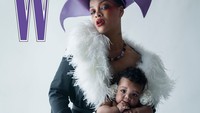 Anak Rihanna Debut di Sampul Majalah, Pakai Popok Haute Couture dari Dior