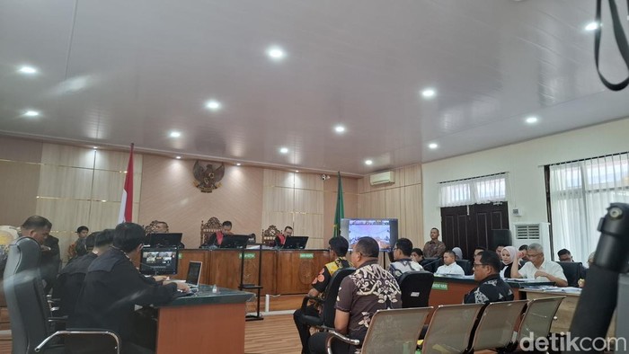 Sidang pemeriksaan saksi (Raja Adil/detikcom)
