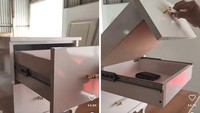 Boleh ditiru, desain laci yang ada tempat penyimpanan rahasianya. Maling juga bingung mau nyuri barang di mana. Foto: Bored Panda