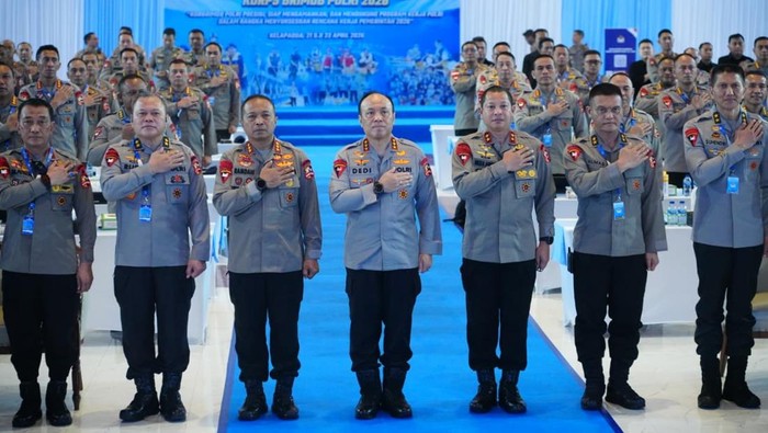 Wakapolri Komjen Dedi Prasetyo di Rakernis Brimob 2026 (dok.Istimewa)