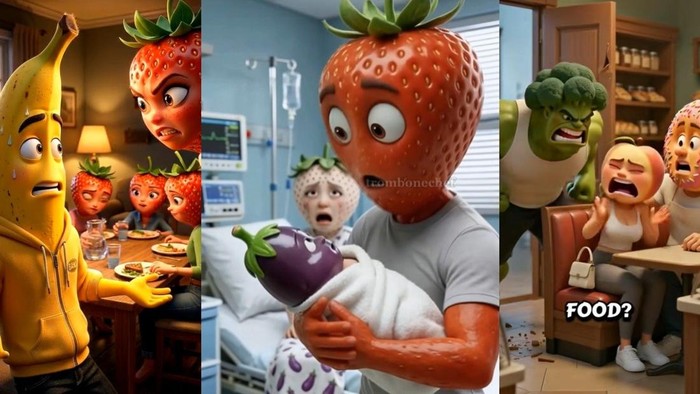 Aneh Tapi Seru! Drama Percintaan Buah AI Ini Disukai Jutaan Orang