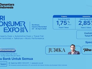 BRI Consumer Expo 2026 Tawarkan Bunga KPR 1,75% dan Hiburan Meriah
