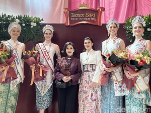 4 Ratu Kecantikan Dunia Tiba di Indonesia, Cicip Jajanan & Pijat Tradisional