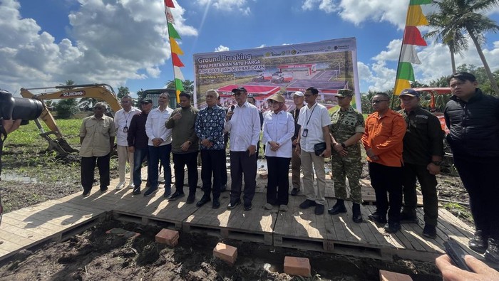 Groundbreaking SPBU Pertanian di Desa Muara Telang Banyuasin