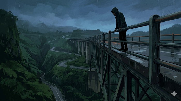 Ilustrasi percobaan bunuh diri.