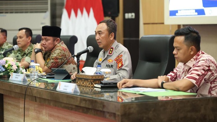 Kapolda Sumsel Irjen Sandi Nugroho menghadiri Rapat Koordinasi Pengendalian Kebakaran Hutan, Kebun, dan Lahan Provinsi Sumatera Selatan Tahun 2026