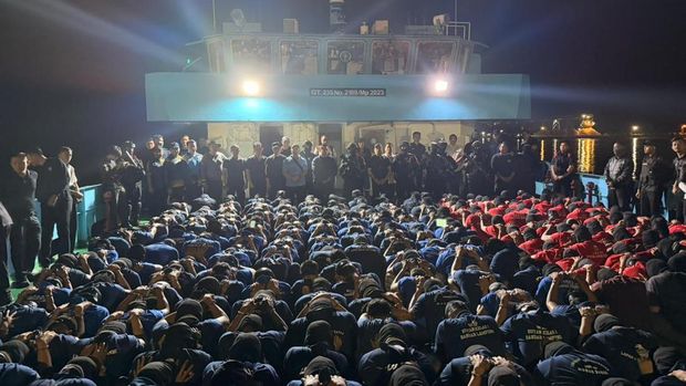 Kementerian Imipas memindahkan 263 narapidana berisiko tinggi ke Nusakambangan. (dok.istimewa)