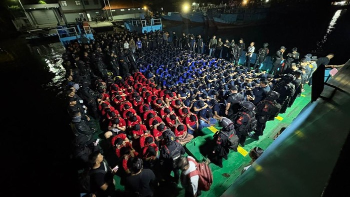 Kementerian Imipas memindahkan 263 narapidana berisiko tinggi ke Nusakambangan. (dok.istimewa)