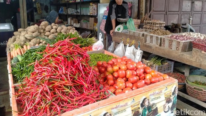 Salah satu Lapak pedagang di Pasar Tavip Kota Binjai (Laila Syakira/detikSumut)