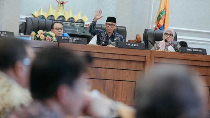 Kunjungan kerja reses Komisi VII DPR RI dengan Pemerintah Provinsi Lampung.