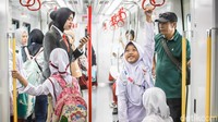 Di dalam gerbong, suasana penuh semangat dan rasa ingin tahu. Anak-anak saling berbincang, melihat pemandangan dari jendela, hingga mengabadikan momen dengan ponsel mereka. Pengalaman ini menjadi sesuatu yang baru sekaligus menyenangkan bagi sebagian besar dari mereka.