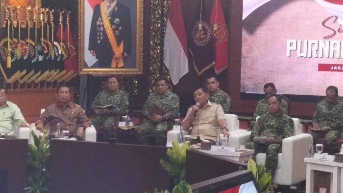 Silaturahmi Menhan dengan para purnawirawan TNI (dok. Istimewa)