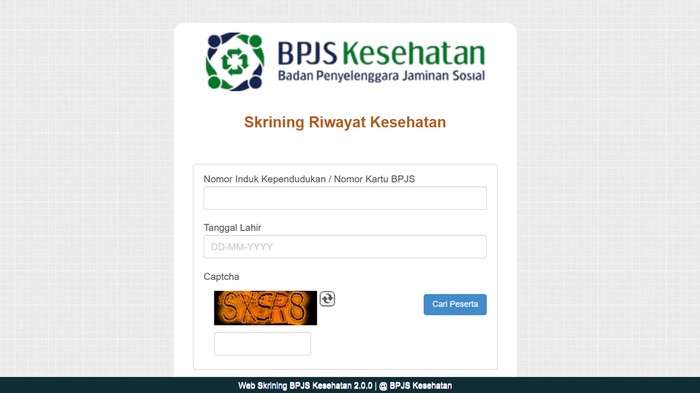 Tak Perlu Antre, Begini Cara Skrining Riwayat Kesehatan BPJS Secara Online