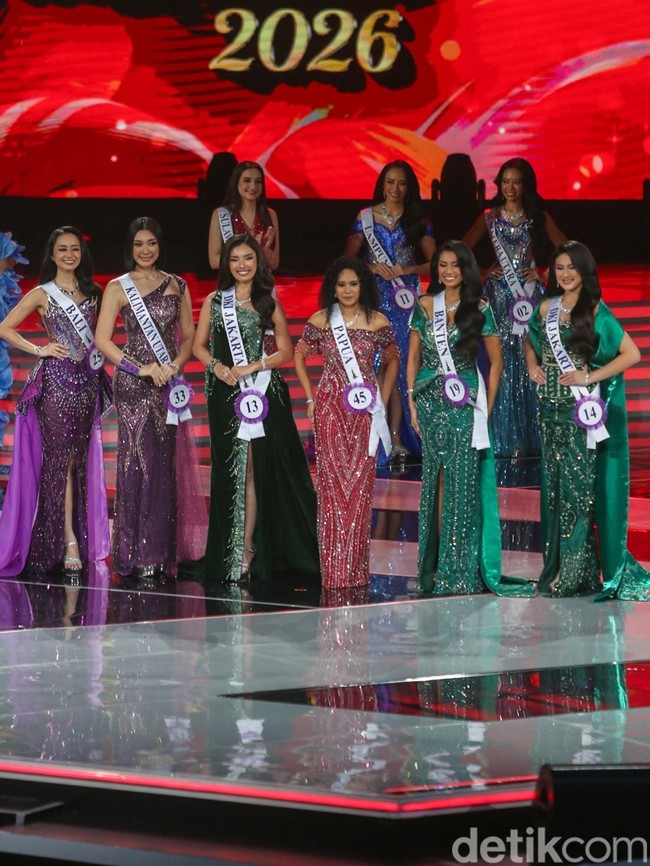 Foto: Deretan Top 6 Puteri Indonesia 2026