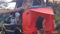 Campervan bisa sampai lokasi di camping ground