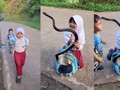 Viral! Bocah SD Bawa Ular Besar di Tas, Netizen Debat AI atau Asli