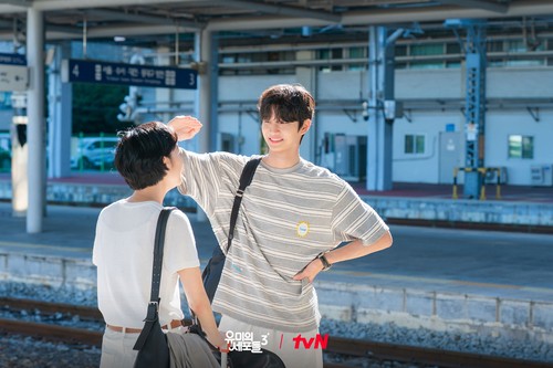 Behind-the-scene syuting drama Korea Yumi's Cells 3.