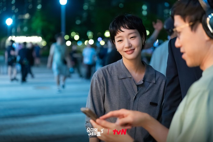 Behind-the-scene syuting drama Korea Yumi's Cells 3.