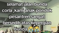 Ia pun memberikan kecaman yang keras. Hati hati menyebarkan berita bohong dn fitna.. smg Allah balas fitnah yg kalin bikin berita dgn hoax… besok siapa lagi kalian fitnah biar dpt Like dn kommen dgn dosa yg kalian pikul di padang mashar.?? Klaupun aku meninggal aku ingin seperti ini di solati dgn anak anak pondok seindonesia aamiin yra, tulisnya dalam Instagram miliknya dilihat detikcom, Sabtu (25/4/2026). Foto: dok instagram Bunda Corla