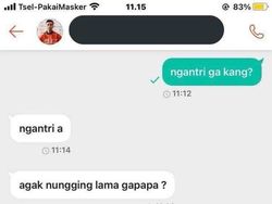 Auto Ngakak! Chat Driver dan Penumpang Ini Bikin Geleng Kepala