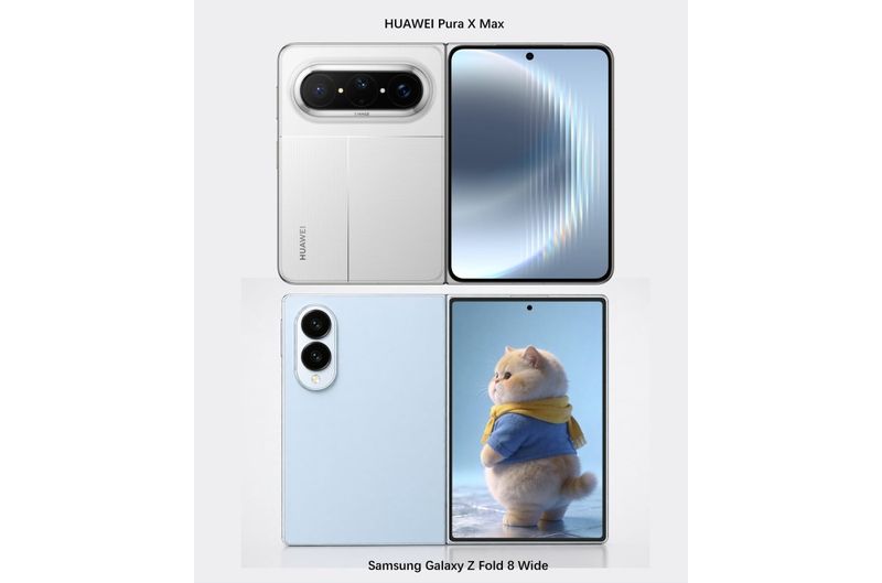 Galaxy Z Fold Wide vs Huawei Pura X Max