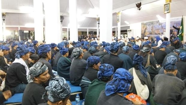 Jaro Tangungan 12 Saidi Putra saat mengikuti kegiatan Seba Baduy di Pendopo Bupati Lebak