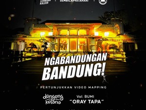 Ikut Ngabandungan Bandung 2026 Yuk! Edukasi Bencana Lewat Video Mapping
