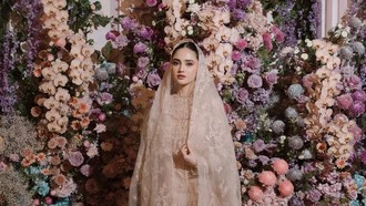 Intip Detail Dekor Pengajian-Siraman Syifa Hadju, European Garden Nuansa Ungu