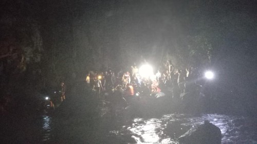 Seorang pria asal Sleman, Yogyakarta, dilaporkan hilang tenggelam di kawasan wisata Air Terjun Tembok Barak, Desa Sambangan, Kecamatan Sukasada, Buleleng, Bali, Sabtu (25/4/2026). (Foto: Dok.Basarnas)
