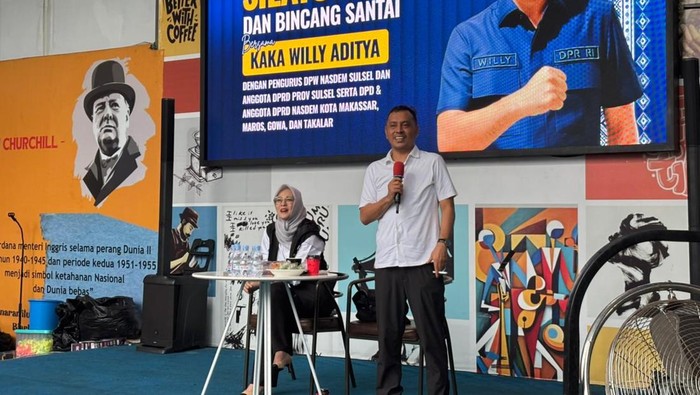 Silaturahmi DPP NasDem di Makassar.