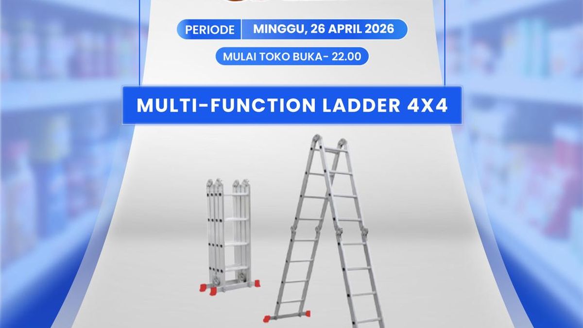 Tangga Multifungsi Banting Harga di Transmart Full Day Sale, Jadi Segini? — INDONESIA — ERYU PROJECT