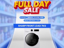 Diskon Menarik Mesin Cuci Sharp Front Load di Transmart Full Day Sale!