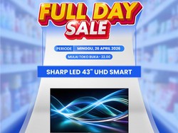 Sharp LED TV 43 Diskon Besar di Transmart Full Day Sale