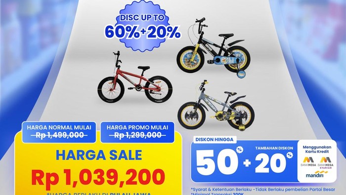 Transmart Full Day Sale sepeda