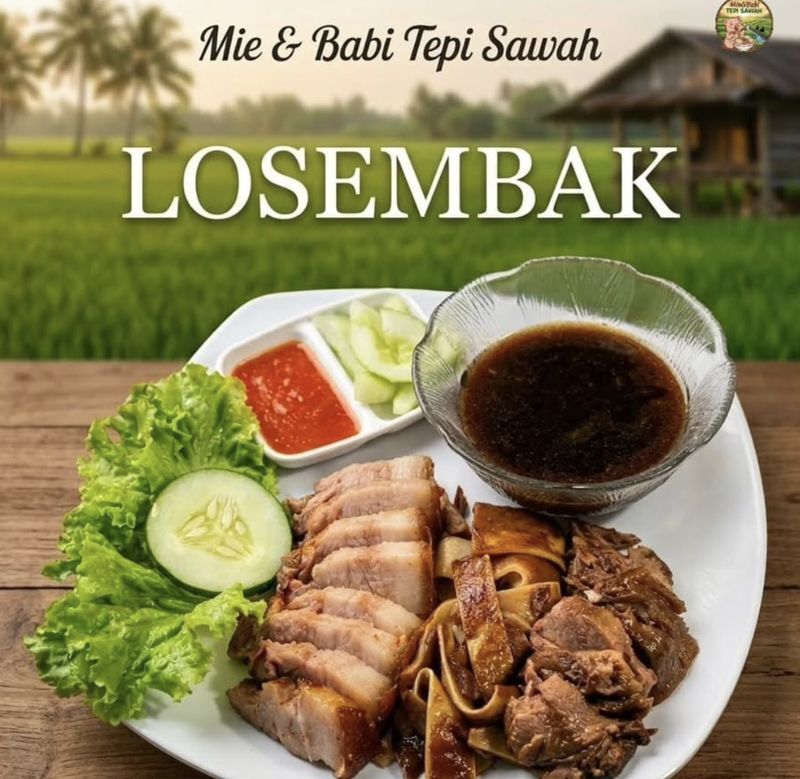 Warung Mie dan Babi Tepi Sawah