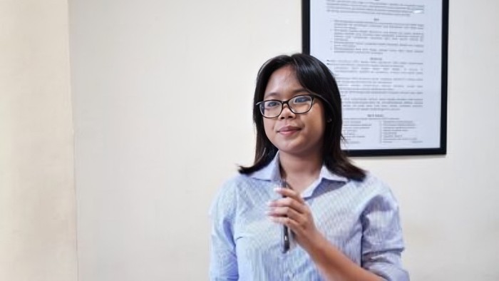 Banyu Bening Dwiana murid SILN Tailan yang jalani UTBK-SNBT di UB.
