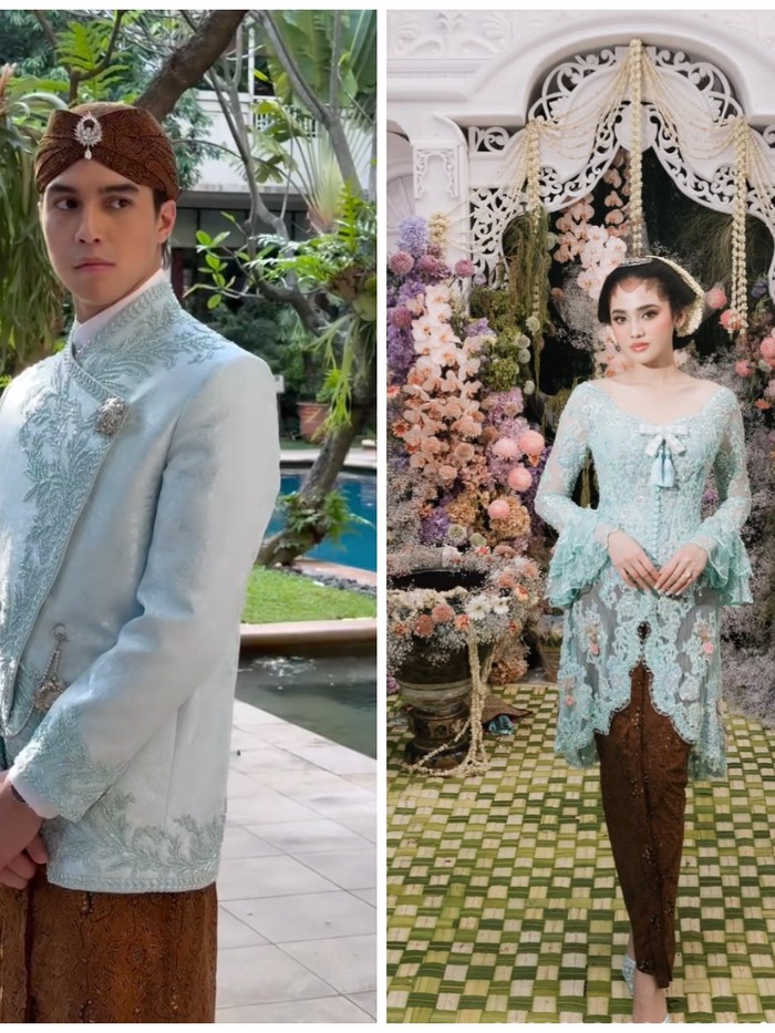 Detail busana siraman El Rumi dan Syifa Hadju