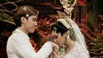 Foto-foto Pernikahan El Rumi dengan Syifa Hadju