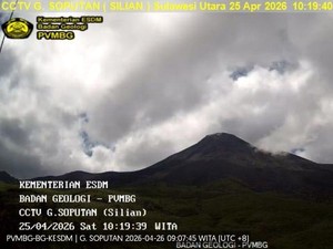 Gunung Soputan Waspada, Daerah Berbahaya Berada di Radius 2,5 Kilometer