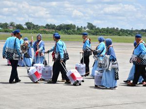 5 Jemaah Haji Kloter 4 Embarkasi Palembang Tertunda ke Tanah Suci
