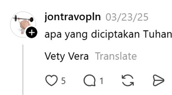 Karena Vety Vera kakaknya Alam Mbah Dukun. Foto: jontravopln via Threads