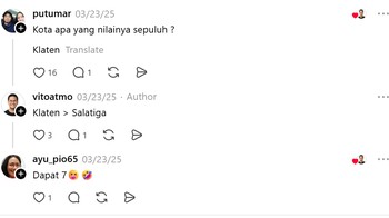 Klaten > Salatiga. Foto: putumar via Threads