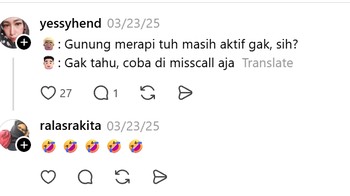 Kan, kan, kan. Mulai lucu. Foto: yessyhend via Threads