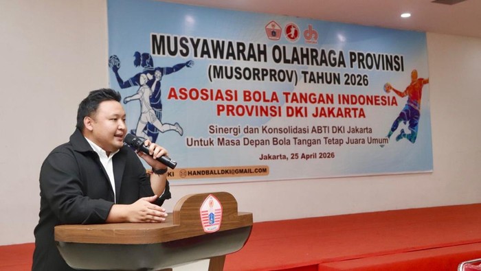 Joshua Franklin didaulat menjadi Ketua Umum Asosiasi Bola Tangan Indonesia (ABTI) DKI Jakarta.