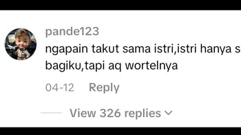 Ternyata takut istri. Foto: pande123 via Threads 