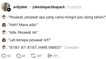 Biasanya di Hachi Grill kalau weekend lagu ini diputarnya bisa berkali-kali. Foto: widydee via Threads 