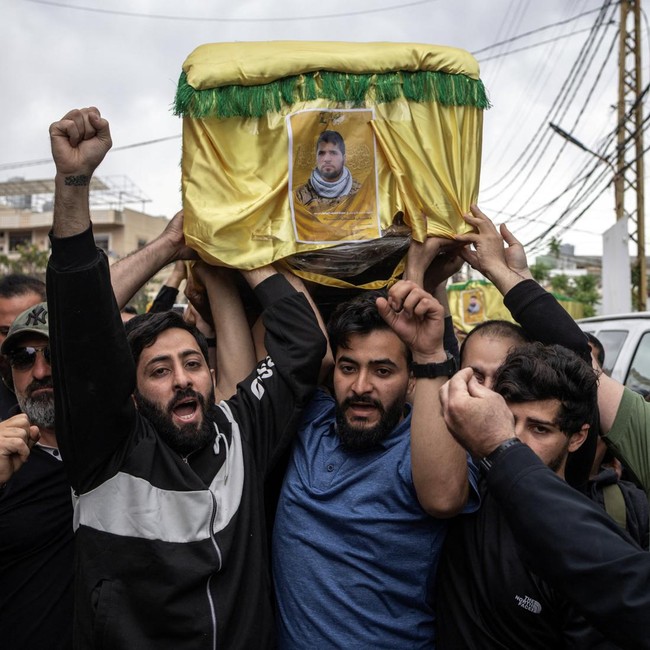 Pemakaman Pejuang Hizbullah di Maaroub Digelar di Tengah Gencatan Senjata